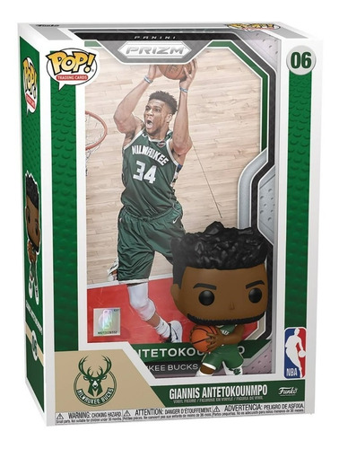 Funko Pop! Nba Trading Cards - Giannis Antetokounmpo #06