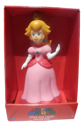 Figura Super M Princesa Peach 25cm Pvc