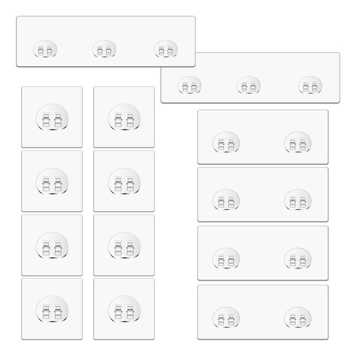 14 Unidades De Repuesto De Adhesivo Para Regadera, Estantes