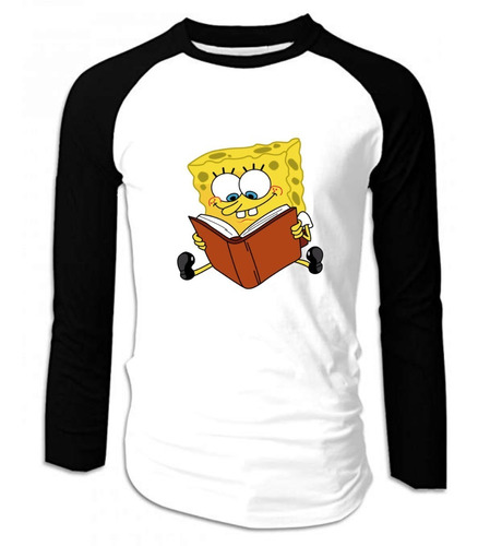 Camiseta Bob Esponja Manga Larga Camibuso