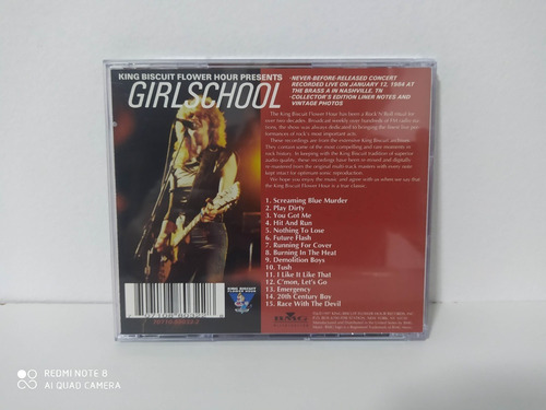 Girlschool - King Biscuit Live Concert 1984 (Usado)