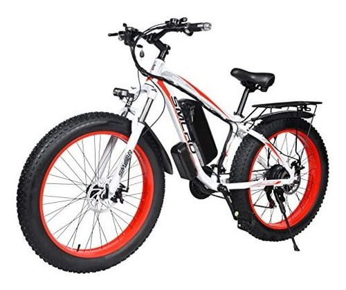 Yinzhiboo Electric Bike E-bike Fat Tire Electric Bicycle 26 