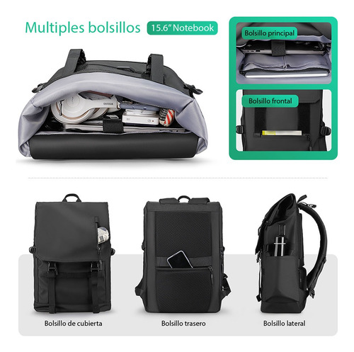 Mochila Extensible Avant De Mark Ryden. Con Puerto Usb