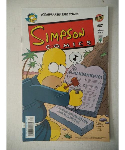 Simpsons Comics 87 Editorial Vid (Usado)