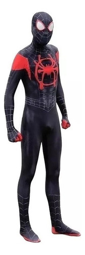 Traje De Spiderman Cosplay Medias Miles Morales2023