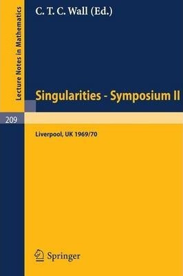 Libro Proceedings Of Liverpool Singularities - Symposium ...