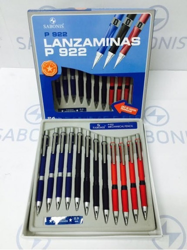 Lápiz Mecánico 0.9mm X 24 Sabonis - P9229