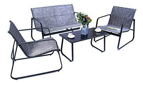 Conjunto De Muebles De Patio Exterior Kozyard Sofia 4 Piezas