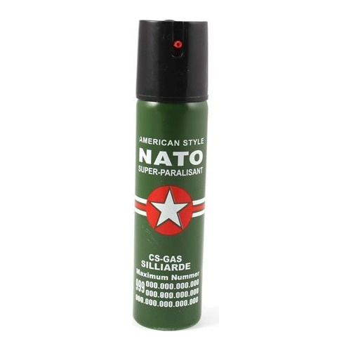 Gas Pimienta Paralizante 110ml Nato Con Traba De Seguridad.