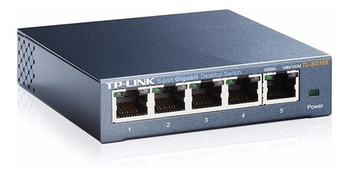 Imagen 3 de 10 de Switch Tp-link Tl Sg105 5 Puertos Gigabit Carcaza Acero