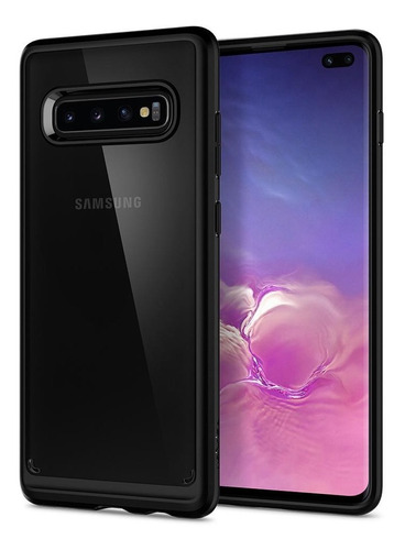 Capa Original Spigen Galaxy S10 Plus Ultra Hybrid Matte Blac