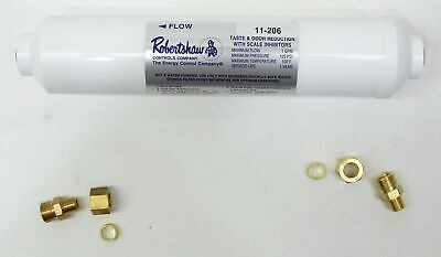 Robertshaw Ice Machine Inline Water Filter Flow 3/8 Spp