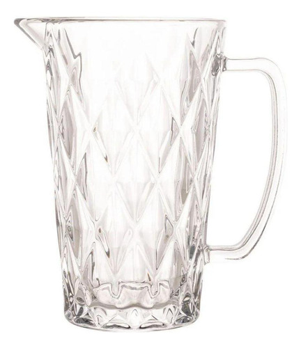 Jarra De Vidro Lyor Diamond Transparente 1l