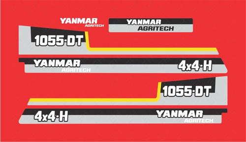 Adesivos Compatível Com Yanmar 1055dt 4x4