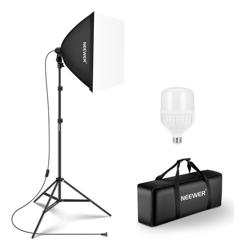 Neewer 35w Softbox Kit De Iluminación Led Luz 60x60cm, 5700k