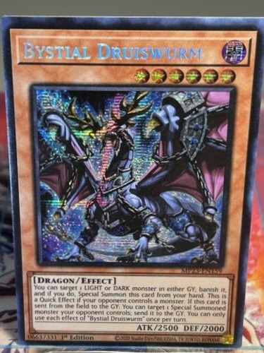 Secret Yugioh Bystial Druiswurm