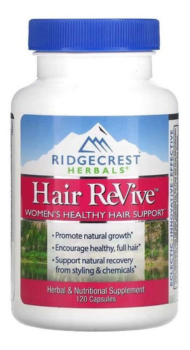 Ridgecrest Herbals Hair Revive, 120 Cap.