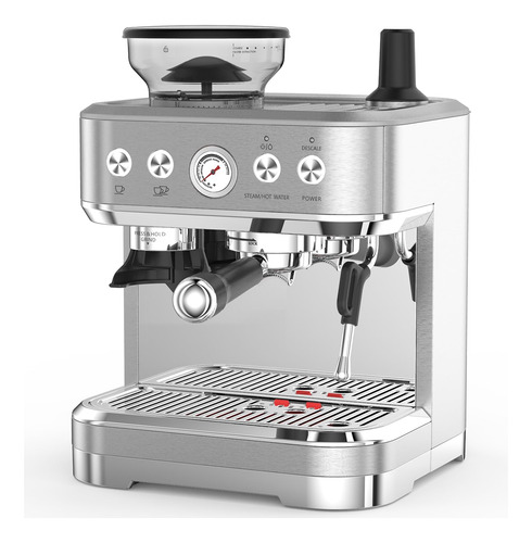 Máquina De Café Espresso Profesional Con Molinillo Integrado