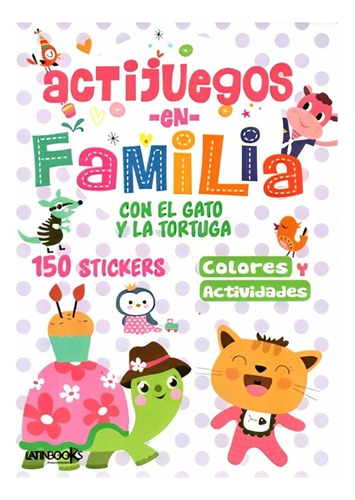 Libro Actijuegos En Familia-con El Gato Y La Tortuga /096