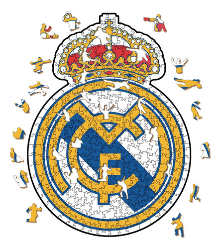 Rompecabezas De Madera Real Madrid 300 Piezas Equipo Futbol