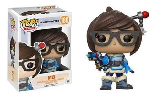 ¡funko Pop! Juegos: Overwatch Mei Pop! Figura De Vinilo #180