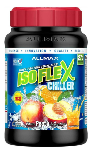 Refrigerador Allmax Nutrition Isoflex, sensação de pêssego