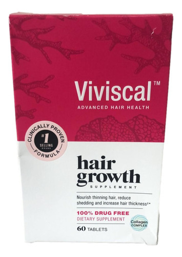 Viviscal Advanced 60 Comprimidos Original Importado