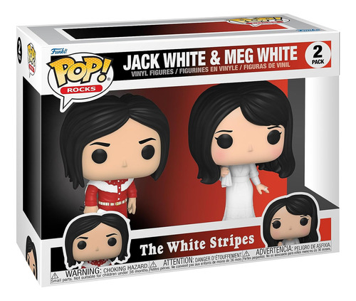 Funko Pop Rocks The White Stripes Jack E Meg White 2 Pack