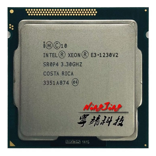 Intel Xeon E3-1230 V2 3,3 Gh Quad-core Cpu 8m 69, 90% Nuevo