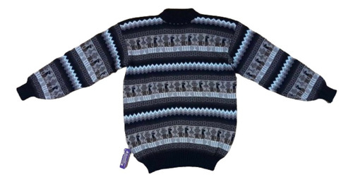 Sweater Pullover Lana Alpaca Llamas Colores Unisex Talle L