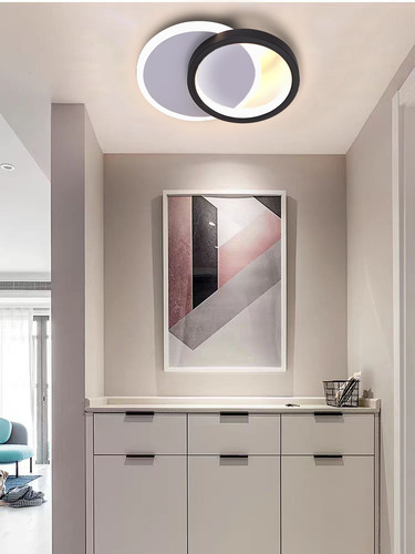 JUDENG N5413 Lámpara Techo Moderna Baño Regulable Lampara Colgante 3 Tone Araña Moderna Lámpara De Pared Lámpara De Techo Para Baño Lámparas Color Negro