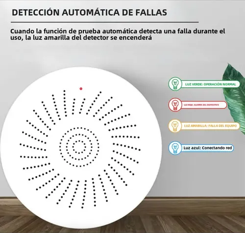 Sensor Detector Gas Natural Y Glp Wifi Notificaciones Smart