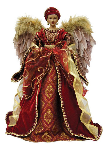 Santas Workshop 3078 Aa Diva Angel Tree Topper, 16 Pulgadas