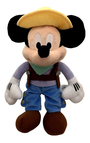 Boneco Pelúcia Mickey Cowboy Explorador Disney Original