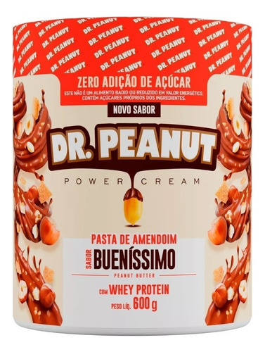Pasta De Amendoim 600g - Dr Peanut - Lançamento Sabores