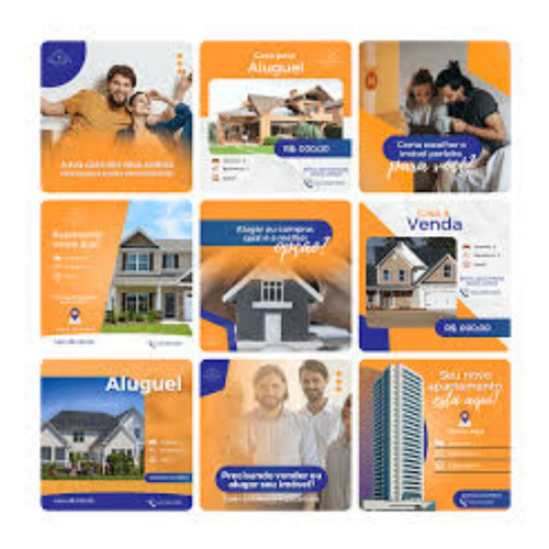 Pack Templates Profissionais Canva P/ Imobiliária Editáveis