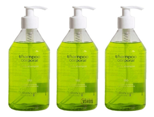 Shampoo Corporal Tilo Carmen Suain X 500ml X 3 Unidades