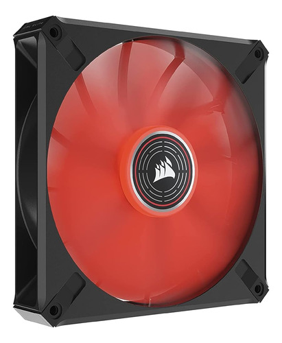 Corsair Ml140 Led Elite, Ventilador Led Rojo De Levitación M