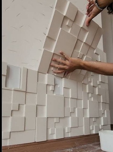Revestimento Placa De Gesso 3d
