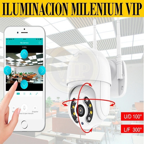 Imagen 1 de 8 de Cámara Seguridad Vigilancia Wifi Exterior Resistente Agua