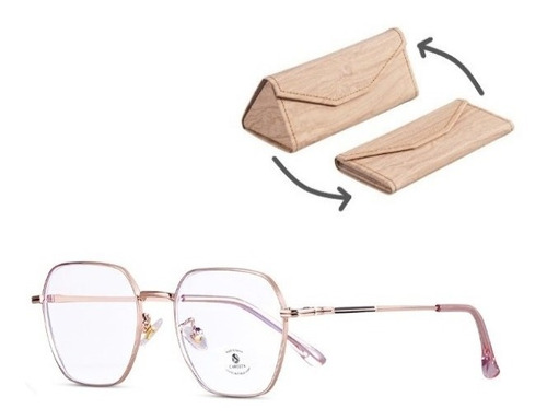 Anteojos Lentes Anti Blue Light Block Cut Estuche Original