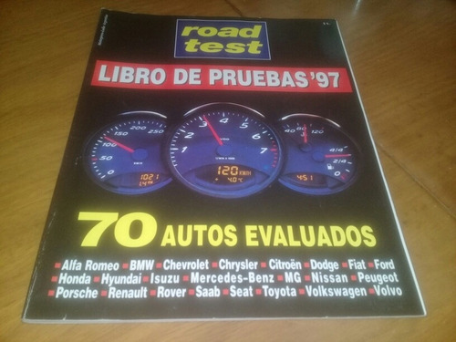 Revista Road Test Libro De Pruebas '97 - 70 Autos Evaluados 