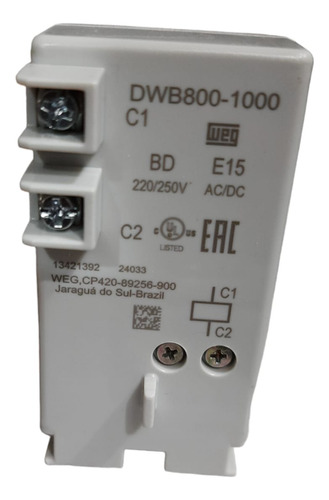 Bobina De Disparo Weg Bd Dwb 800-e15 220-250vca/dc P/ Dwb800