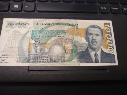 1 Billete 10,000 Pesos Cárdenas