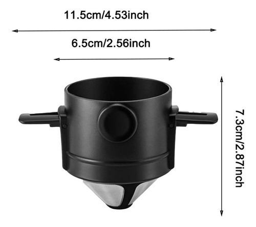 Cestas De Filtro De Café Reutilizables De Acero Inoxidable