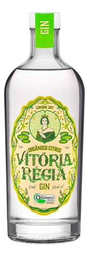 Gin London Dry Orgânico Citrus Vitória Régia 750ml