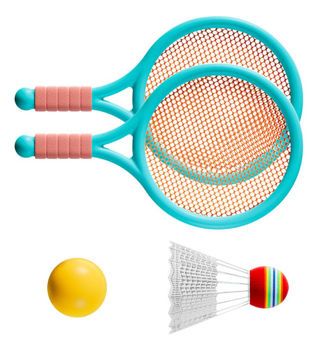 Kit De Tenis Infantil Para Jugar Al Aire Libre, Azul