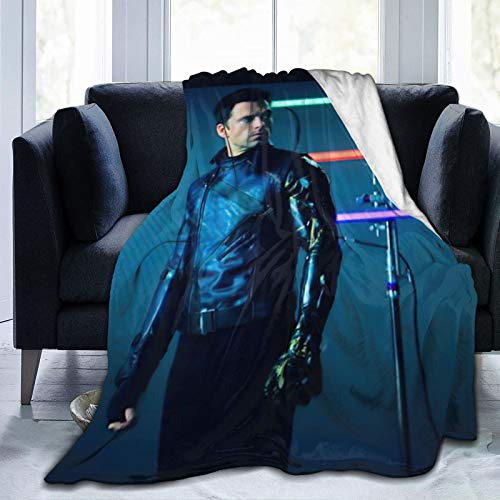 Sebastian Stan Super Soft Fleece Throwblanket Light Lig...