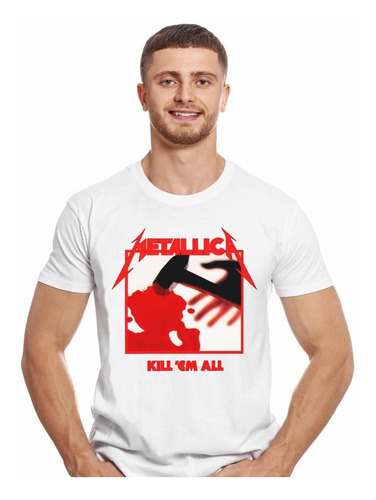 Polera Metallica Kill Em All Metal Impresión Directa