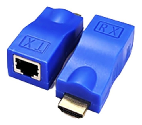 Adaptador Extensor Hdmi Por Cable De Red Rj45 Hasta 30m